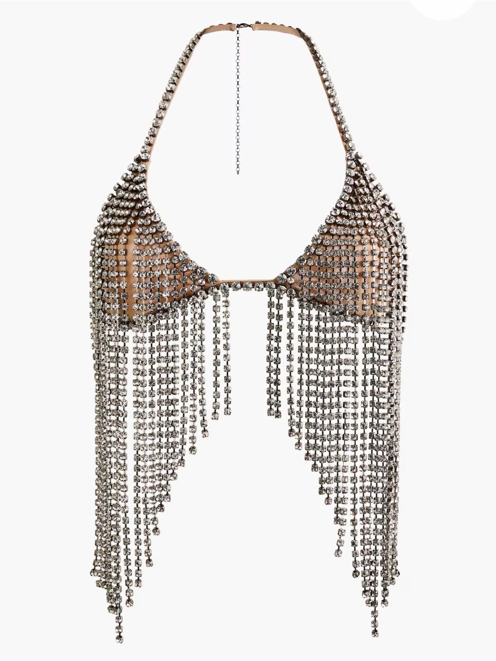 H&M x Stella McCartney rhinestone bra top